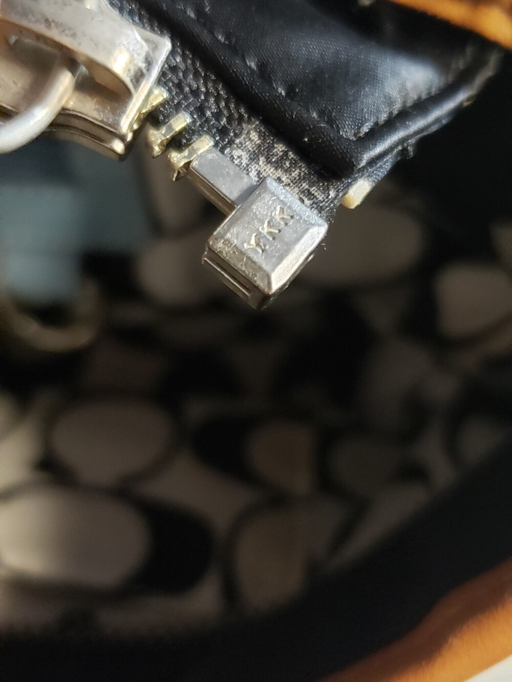 Washed- Coach Black and Blue Mini Tote Bag. Y2K - Picture 15 of 16